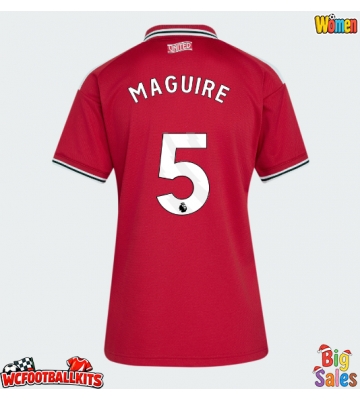 Manchester United Harry Maguire #5 Replica Home Stadium Shirt for Women 2026-27 Short Sleeve
